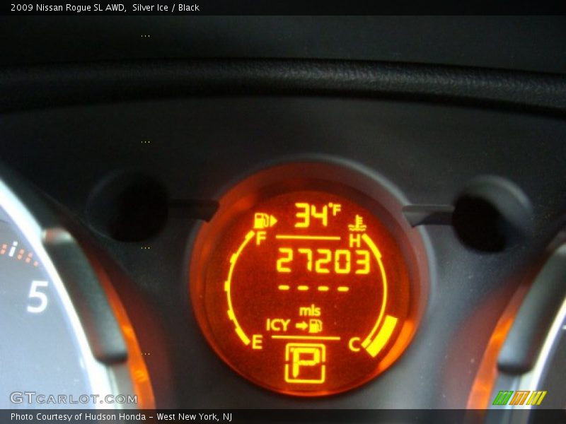 Silver Ice / Black 2009 Nissan Rogue SL AWD