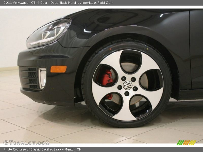 Deep Black Metallic / Interlagos Plaid Cloth 2011 Volkswagen GTI 4 Door
