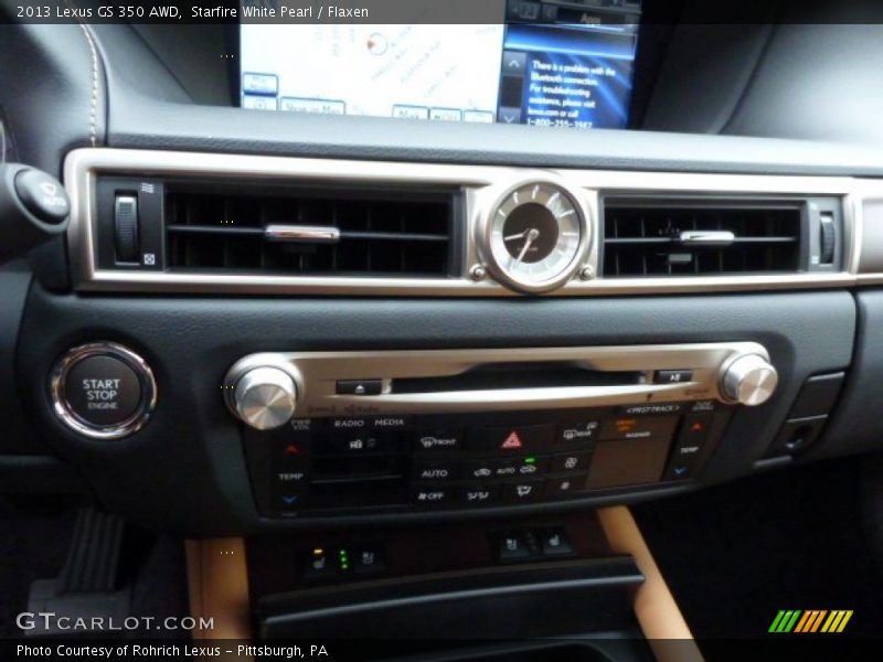 Starfire White Pearl / Flaxen 2013 Lexus GS 350 AWD