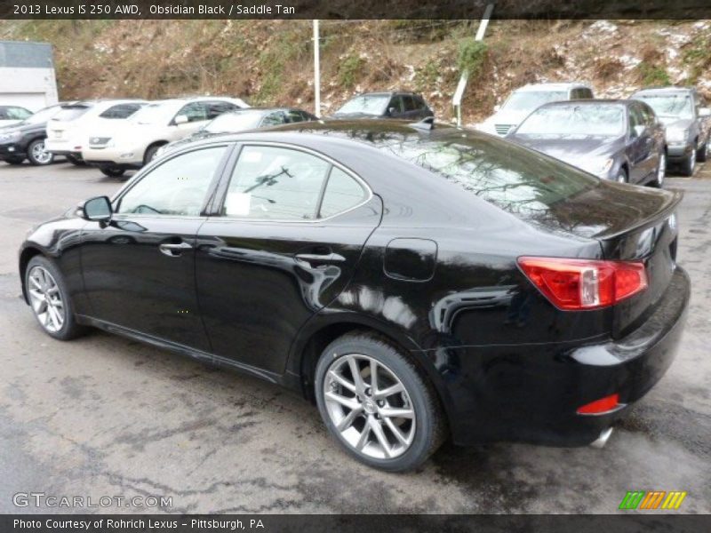 Obsidian Black / Saddle Tan 2013 Lexus IS 250 AWD