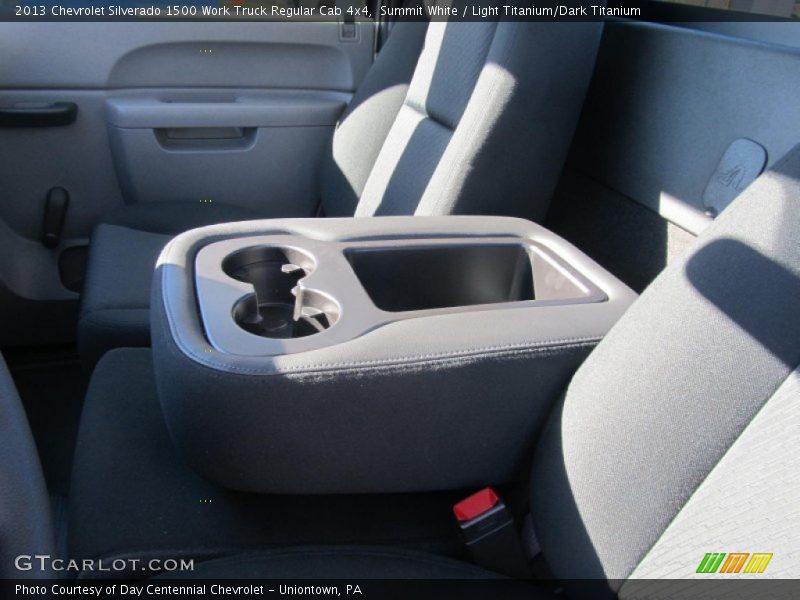 Summit White / Light Titanium/Dark Titanium 2013 Chevrolet Silverado 1500 Work Truck Regular Cab 4x4