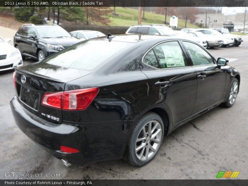 Obsidian Black / Saddle Tan 2013 Lexus IS 250 AWD