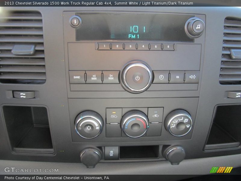 Summit White / Light Titanium/Dark Titanium 2013 Chevrolet Silverado 1500 Work Truck Regular Cab 4x4