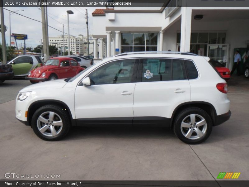 Candy White / Sandstone 2010 Volkswagen Tiguan Wolfsburg Edition