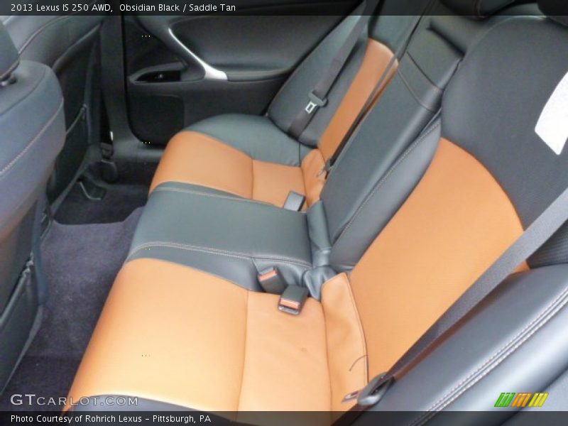 Obsidian Black / Saddle Tan 2013 Lexus IS 250 AWD