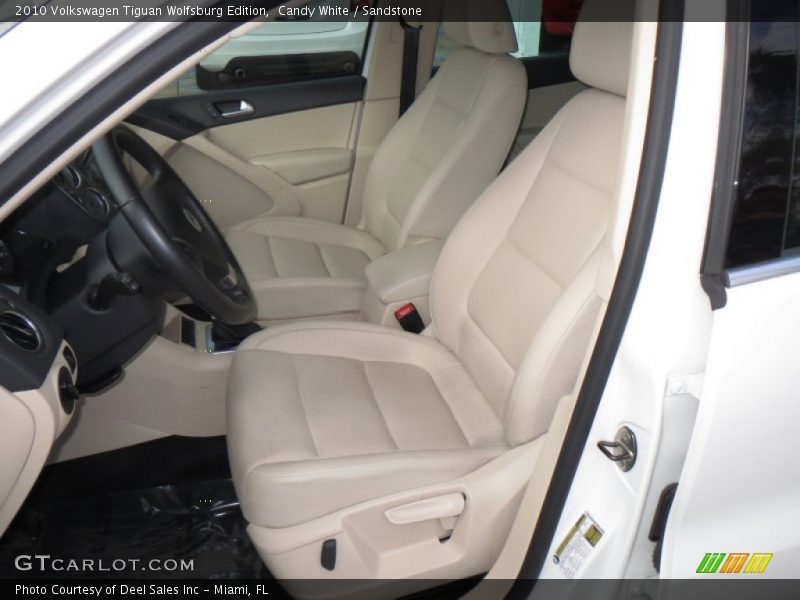 Candy White / Sandstone 2010 Volkswagen Tiguan Wolfsburg Edition