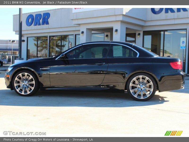 Jet Black / Palladium Silver/Black 2011 BMW M3 Convertible