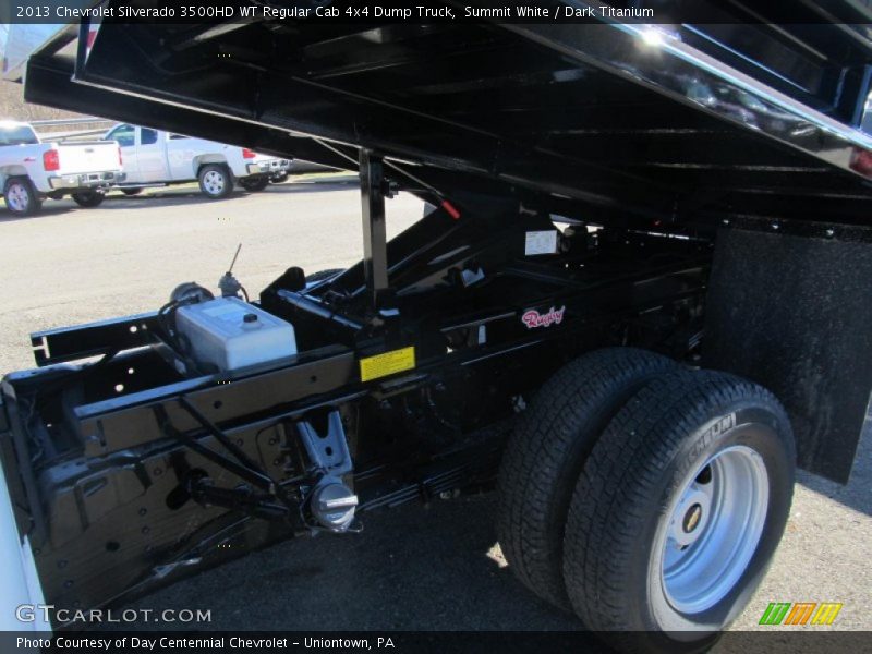 Summit White / Dark Titanium 2013 Chevrolet Silverado 3500HD WT Regular Cab 4x4 Dump Truck