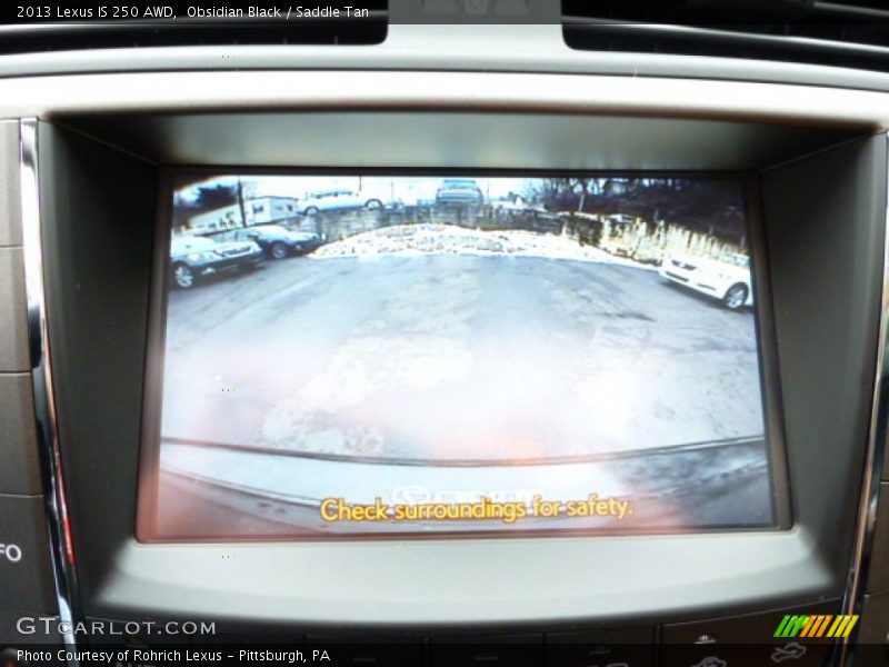 Obsidian Black / Saddle Tan 2013 Lexus IS 250 AWD