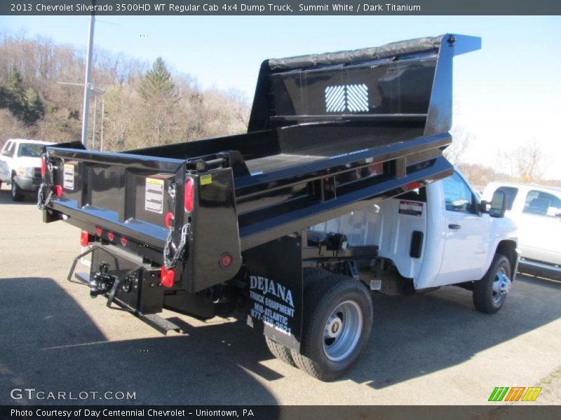 Summit White / Dark Titanium 2013 Chevrolet Silverado 3500HD WT Regular Cab 4x4 Dump Truck