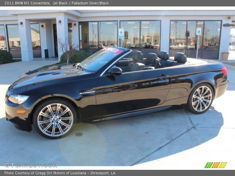 Jet Black / Palladium Silver/Black 2011 BMW M3 Convertible
