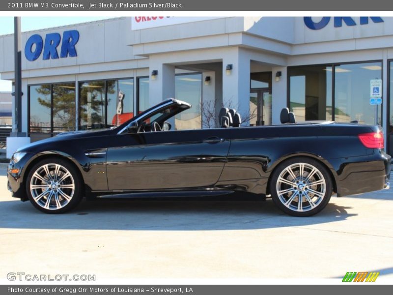 Jet Black / Palladium Silver/Black 2011 BMW M3 Convertible