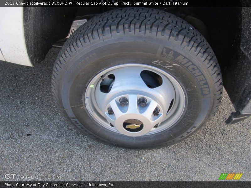  2013 Silverado 3500HD WT Regular Cab 4x4 Dump Truck Wheel