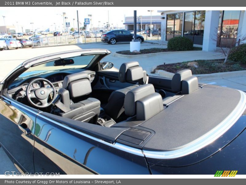 Jet Black / Palladium Silver/Black 2011 BMW M3 Convertible