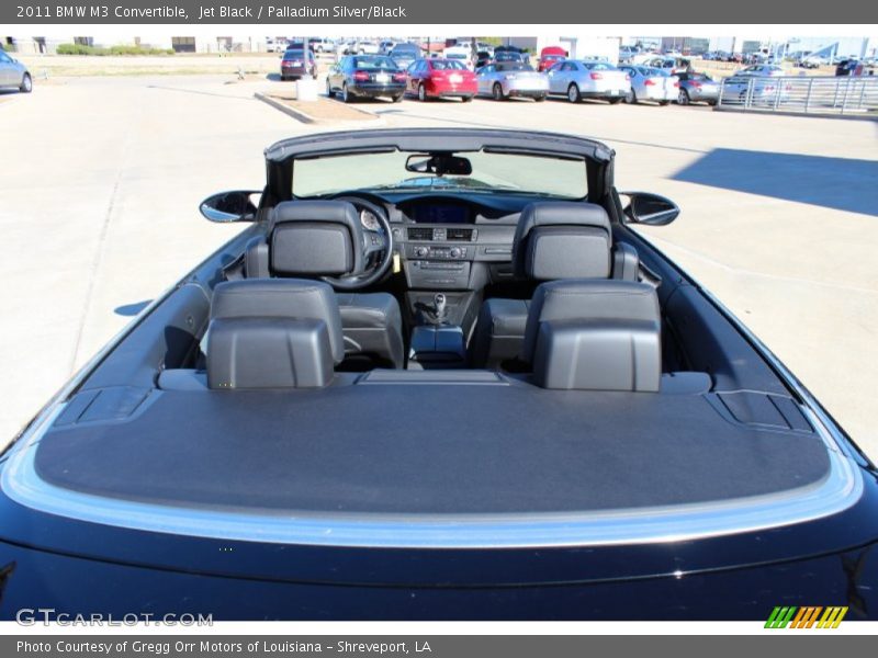 Jet Black / Palladium Silver/Black 2011 BMW M3 Convertible