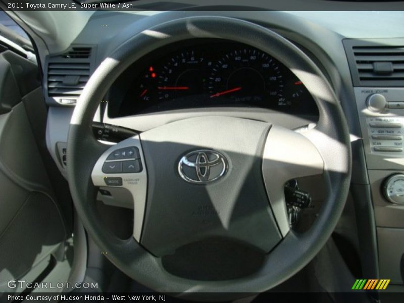 Super White / Ash 2011 Toyota Camry LE