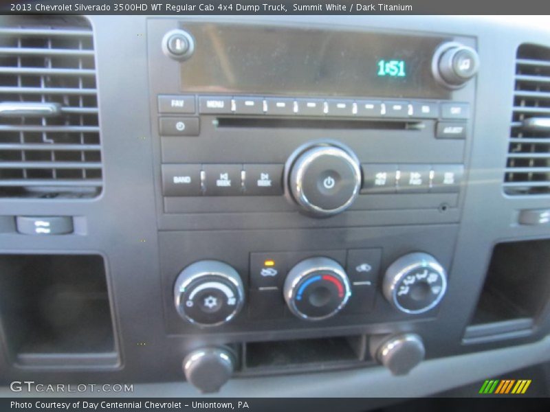 Summit White / Dark Titanium 2013 Chevrolet Silverado 3500HD WT Regular Cab 4x4 Dump Truck