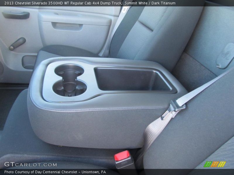 Summit White / Dark Titanium 2013 Chevrolet Silverado 3500HD WT Regular Cab 4x4 Dump Truck