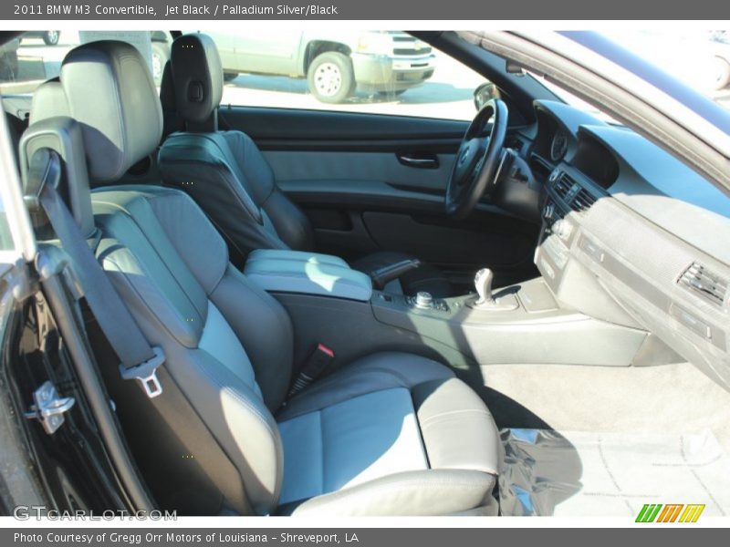 Jet Black / Palladium Silver/Black 2011 BMW M3 Convertible