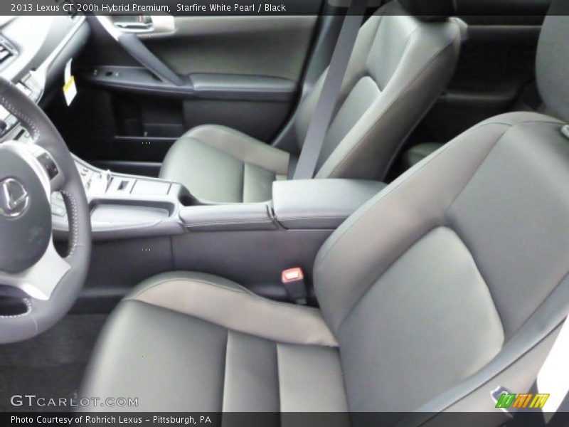 Starfire White Pearl / Black 2013 Lexus CT 200h Hybrid Premium