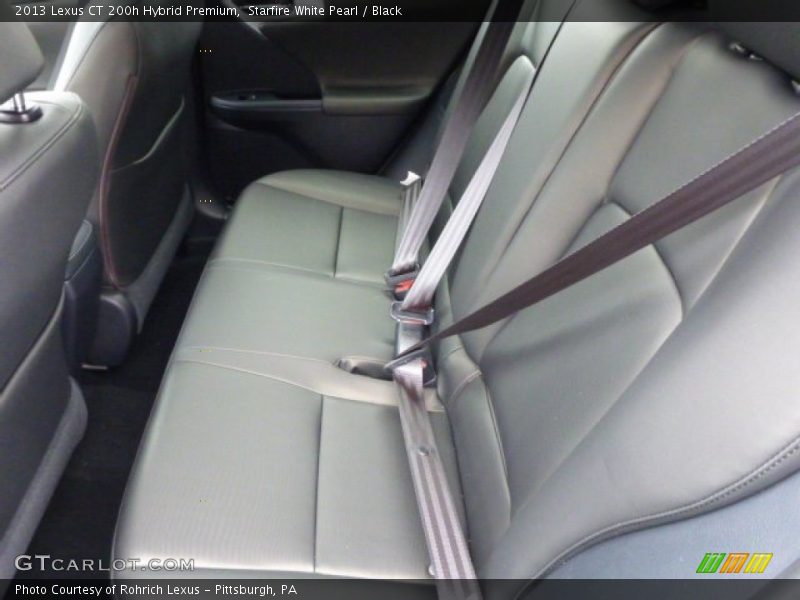 Starfire White Pearl / Black 2013 Lexus CT 200h Hybrid Premium