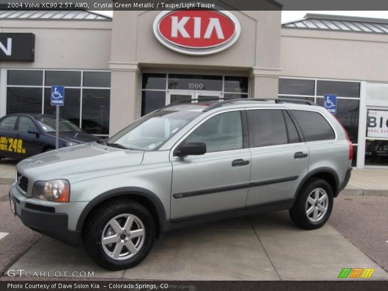 Crystal Green Metallic / Taupe/Light Taupe 2004 Volvo XC90 2.5T AWD