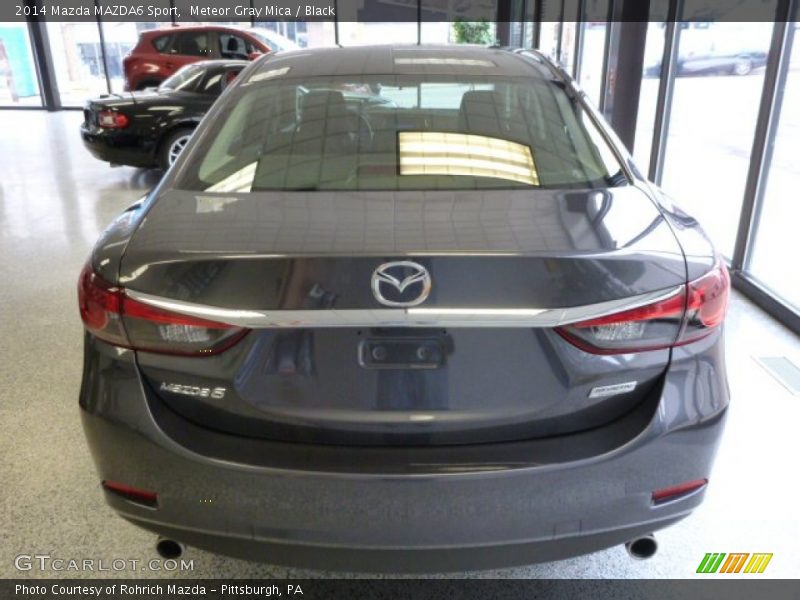 Meteor Gray Mica / Black 2014 Mazda MAZDA6 Sport
