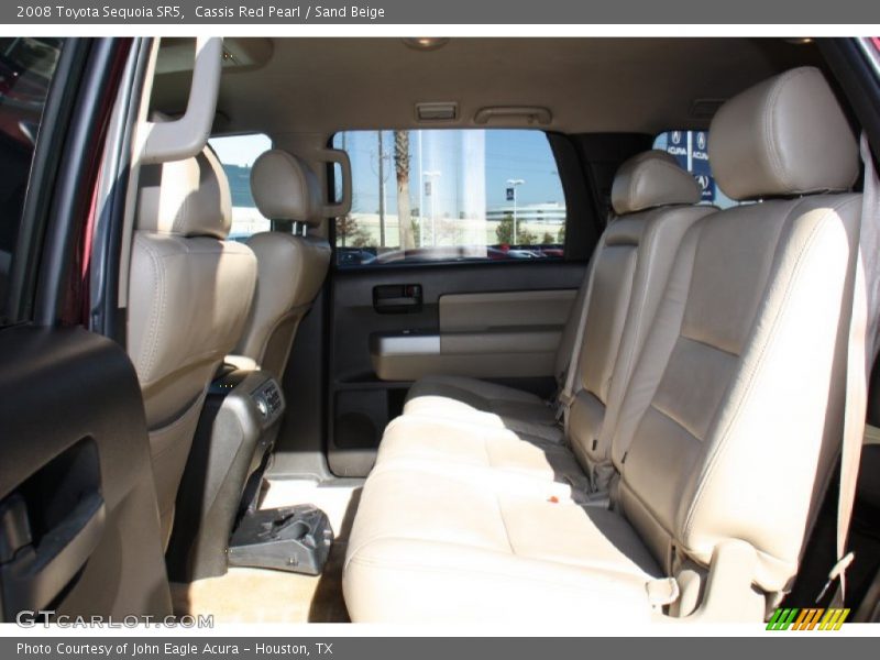 Cassis Red Pearl / Sand Beige 2008 Toyota Sequoia SR5