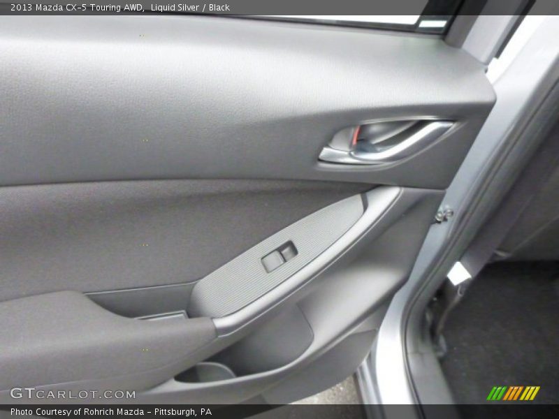 Liquid Silver / Black 2013 Mazda CX-5 Touring AWD
