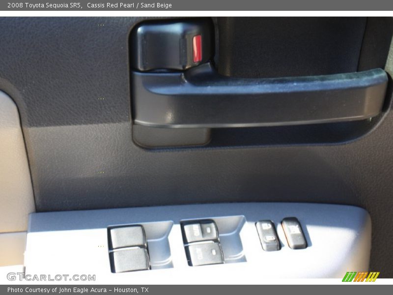 Cassis Red Pearl / Sand Beige 2008 Toyota Sequoia SR5