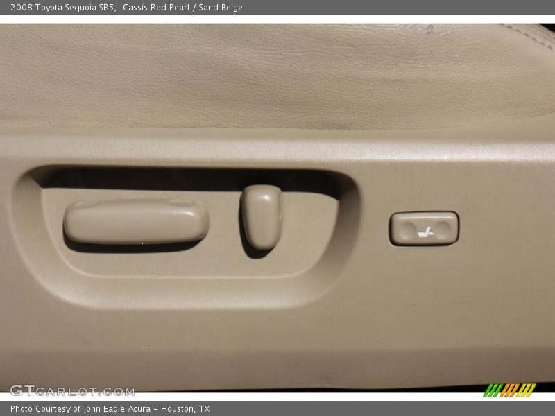 Cassis Red Pearl / Sand Beige 2008 Toyota Sequoia SR5