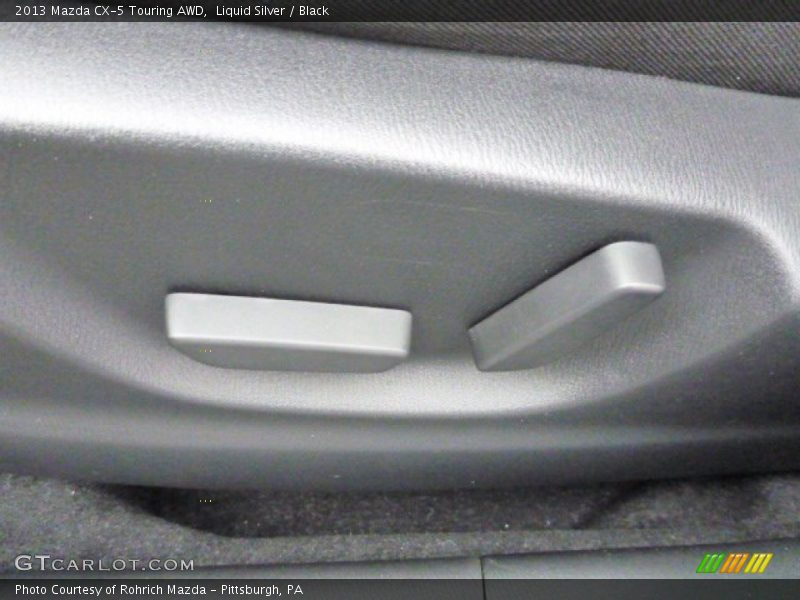 Liquid Silver / Black 2013 Mazda CX-5 Touring AWD