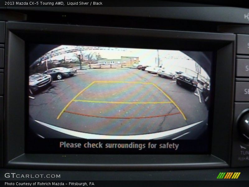 Liquid Silver / Black 2013 Mazda CX-5 Touring AWD