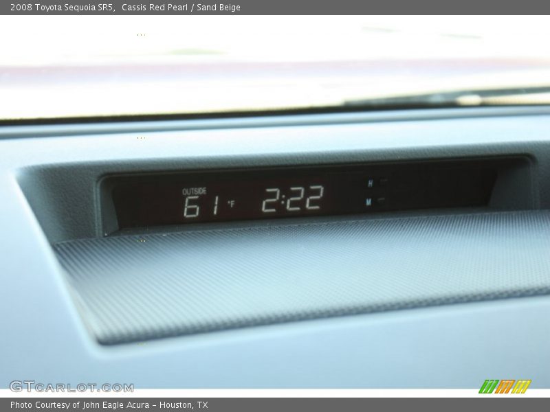 Cassis Red Pearl / Sand Beige 2008 Toyota Sequoia SR5