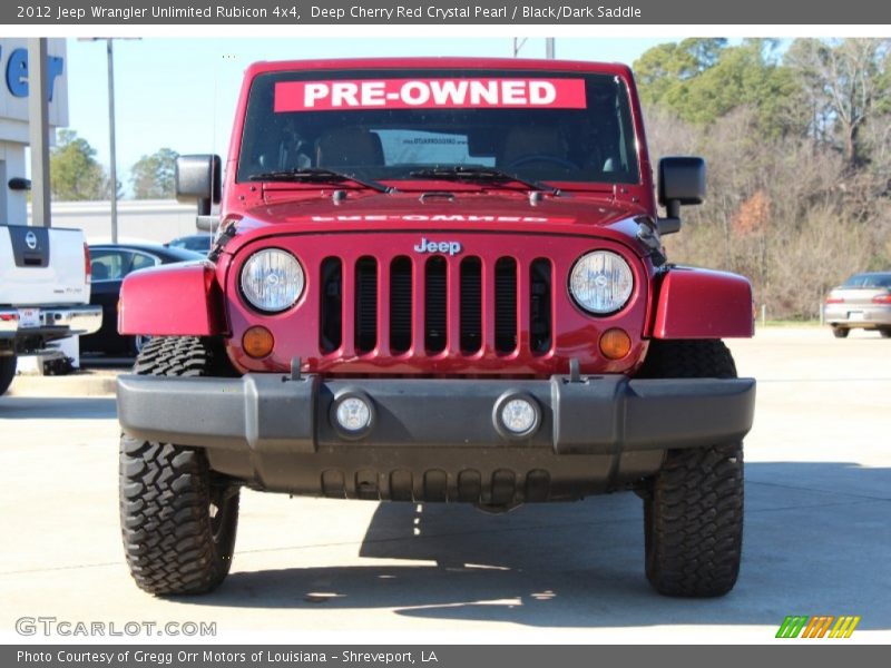 Deep Cherry Red Crystal Pearl / Black/Dark Saddle 2012 Jeep Wrangler Unlimited Rubicon 4x4