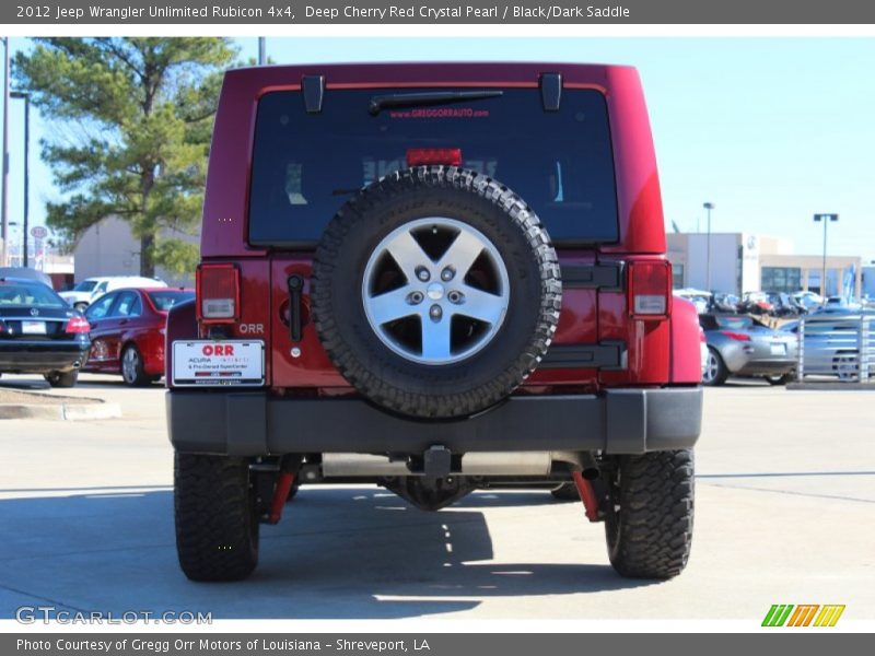 Deep Cherry Red Crystal Pearl / Black/Dark Saddle 2012 Jeep Wrangler Unlimited Rubicon 4x4