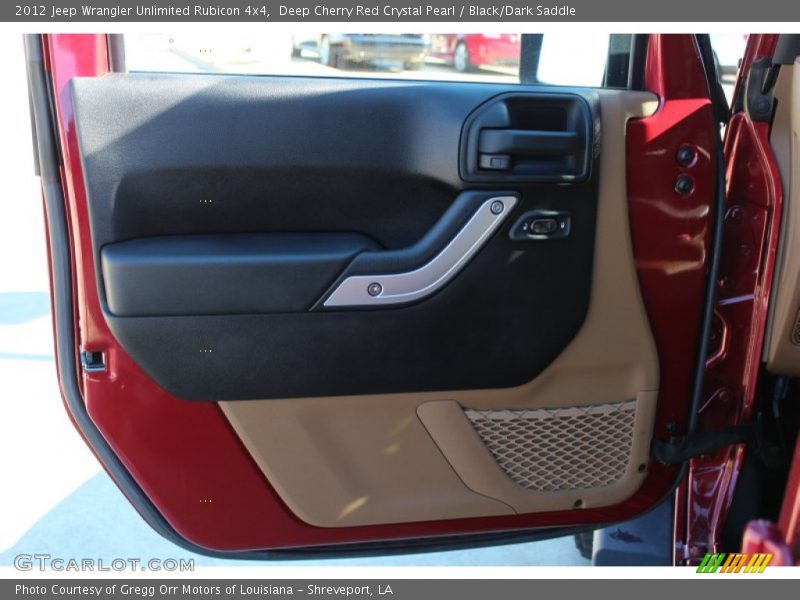Deep Cherry Red Crystal Pearl / Black/Dark Saddle 2012 Jeep Wrangler Unlimited Rubicon 4x4