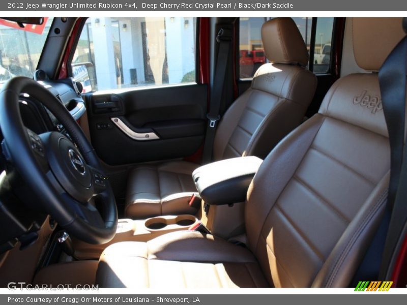 Deep Cherry Red Crystal Pearl / Black/Dark Saddle 2012 Jeep Wrangler Unlimited Rubicon 4x4