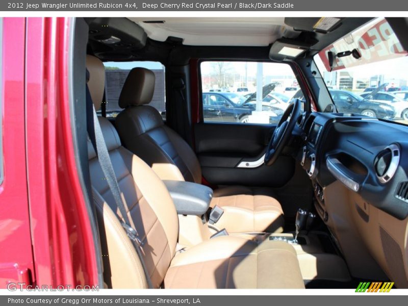 Deep Cherry Red Crystal Pearl / Black/Dark Saddle 2012 Jeep Wrangler Unlimited Rubicon 4x4