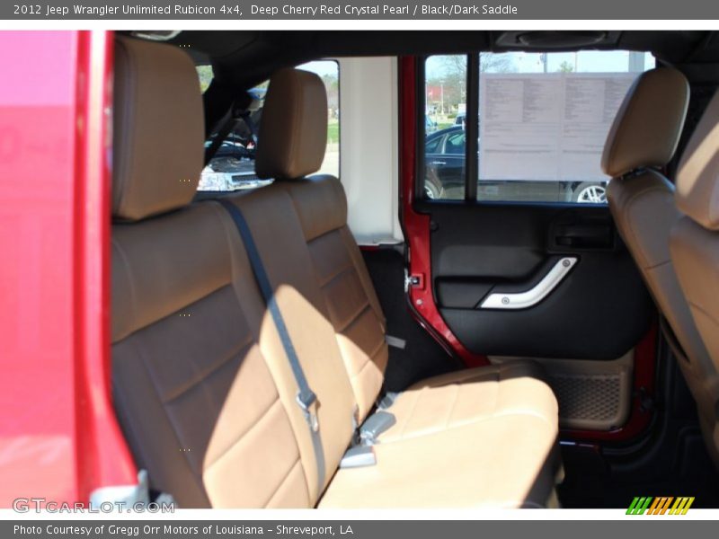 Deep Cherry Red Crystal Pearl / Black/Dark Saddle 2012 Jeep Wrangler Unlimited Rubicon 4x4