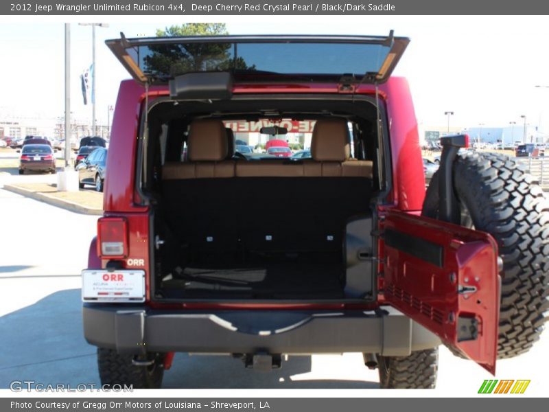 Deep Cherry Red Crystal Pearl / Black/Dark Saddle 2012 Jeep Wrangler Unlimited Rubicon 4x4