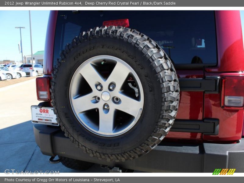 Deep Cherry Red Crystal Pearl / Black/Dark Saddle 2012 Jeep Wrangler Unlimited Rubicon 4x4