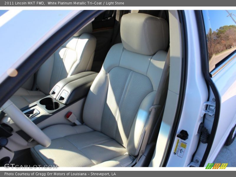White Platinum Metallic Tri-Coat / Light Stone 2011 Lincoln MKT FWD