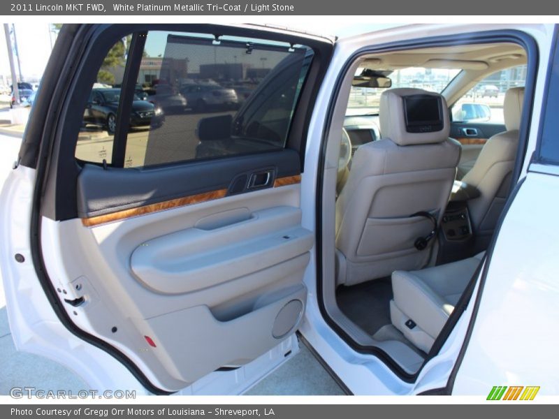 White Platinum Metallic Tri-Coat / Light Stone 2011 Lincoln MKT FWD