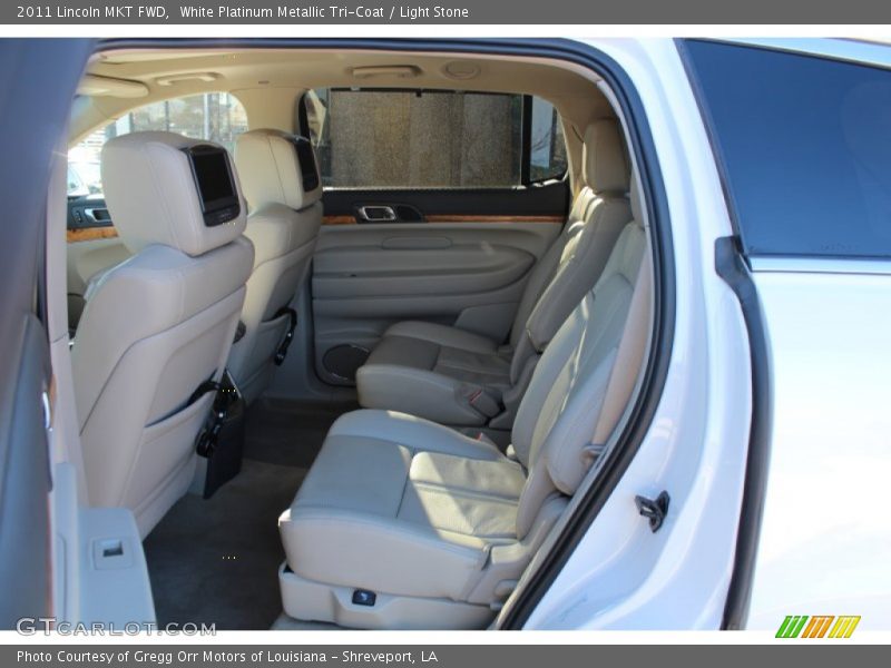 White Platinum Metallic Tri-Coat / Light Stone 2011 Lincoln MKT FWD