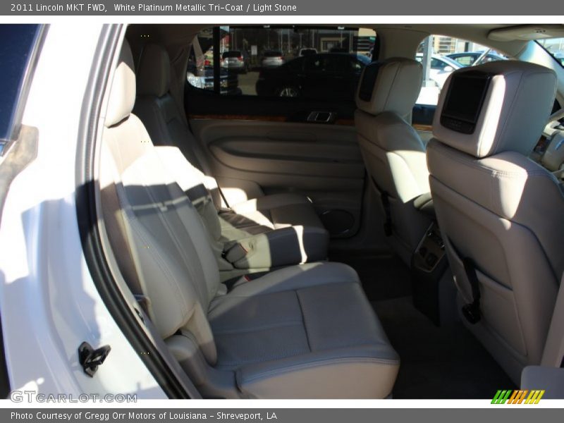 White Platinum Metallic Tri-Coat / Light Stone 2011 Lincoln MKT FWD