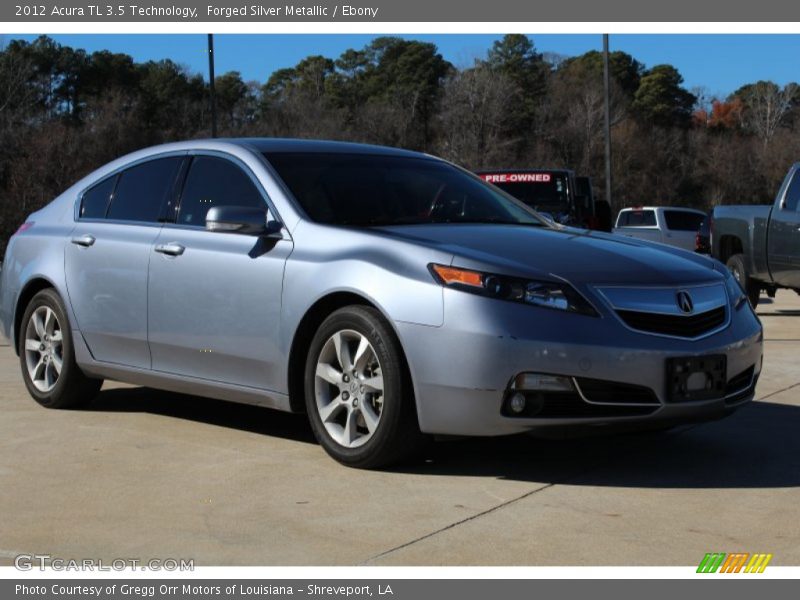Forged Silver Metallic / Ebony 2012 Acura TL 3.5 Technology