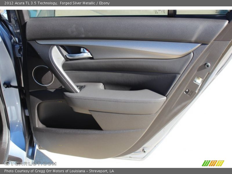 Forged Silver Metallic / Ebony 2012 Acura TL 3.5 Technology