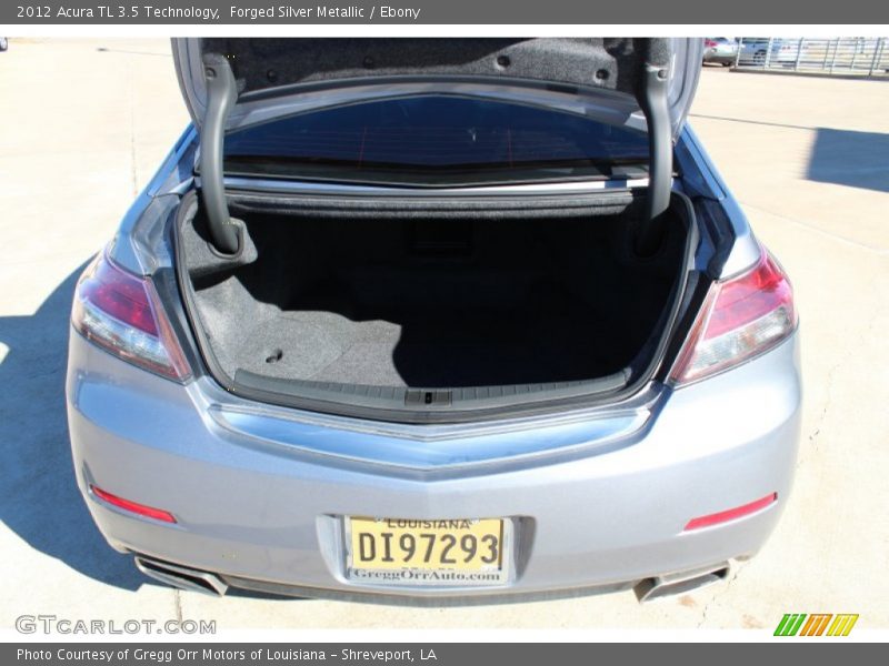 Forged Silver Metallic / Ebony 2012 Acura TL 3.5 Technology