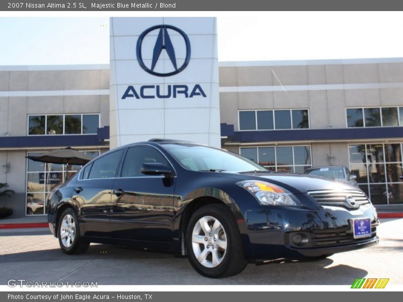 Majestic Blue Metallic / Blond 2007 Nissan Altima 2.5 SL